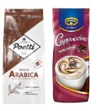 Зерновой кофе и Cappuccino